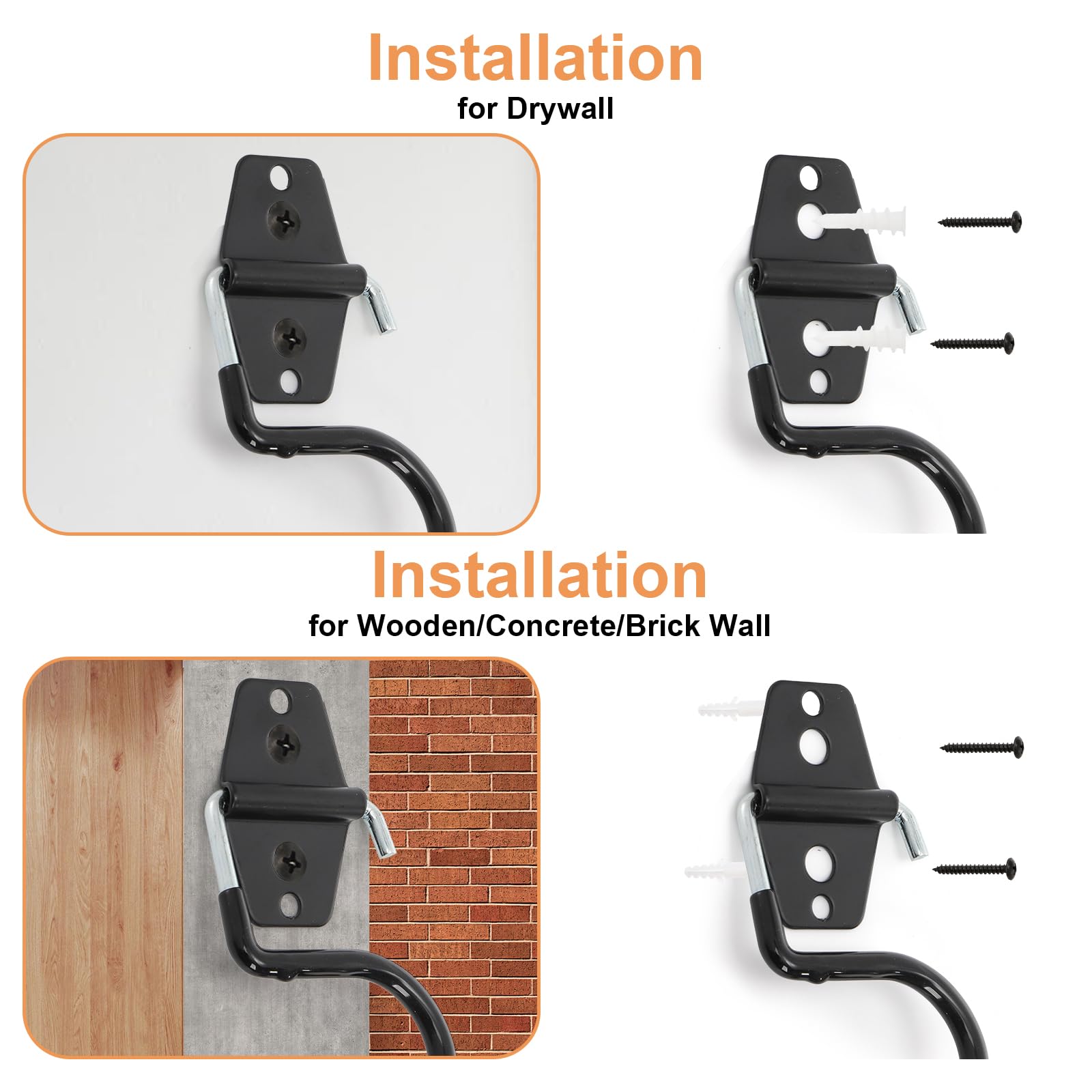 Tlence S-type anti-slip mop rack holding a mop without slipping.