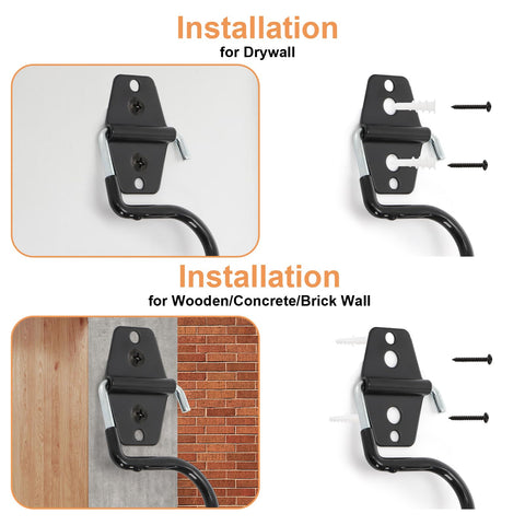 Tlence S-type anti-slip mop rack holding a mop without slipping.