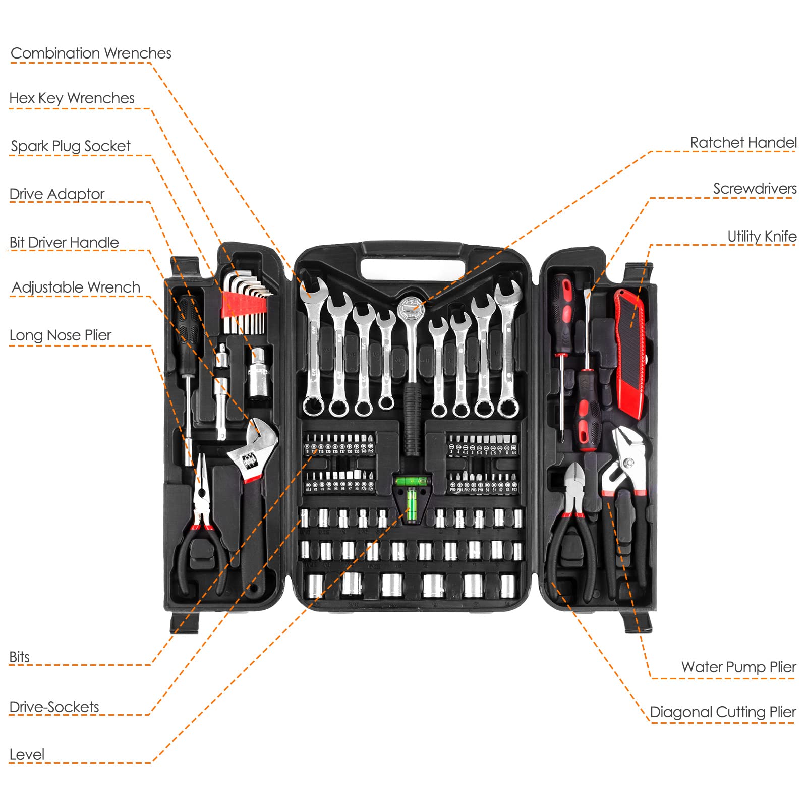 TLGREEN utility knife included for precise opening and cutting tasks