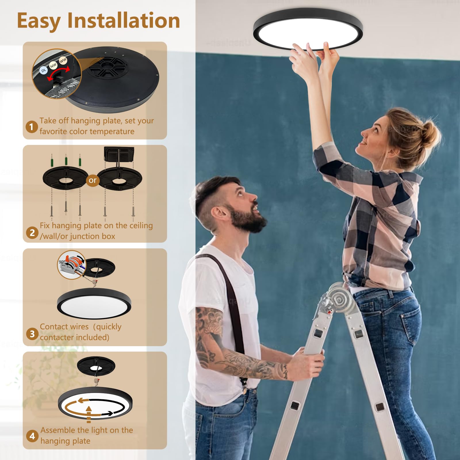 TLZ Lighting IP42 sealed design resists dust and moisture for durability