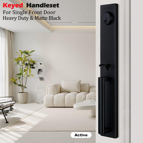 TMC Iron Black installation kit includes hardware and template.