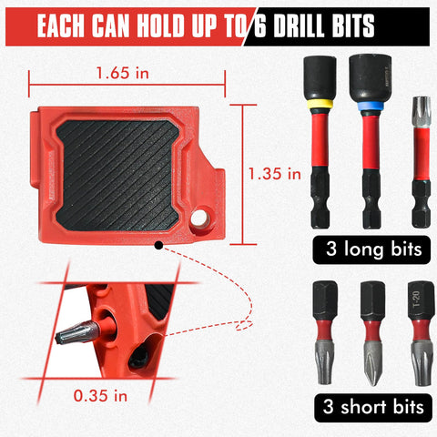 TMEDW 3 standard and 3 long bits storage emphasizes versatile organization.