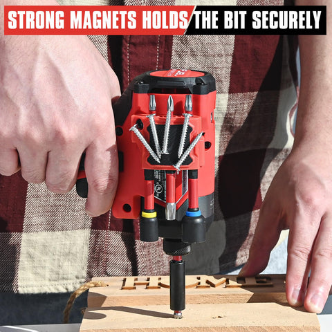 TMEDW easy-install right-side mount on a drill for quick setup.
