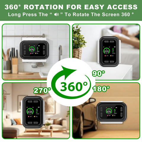 TMEOIIPY built-in 1000mAh battery supports monitoring during outages.