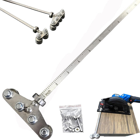 TMFNX circular saw guide rail 24in guiding a straight cut with precision