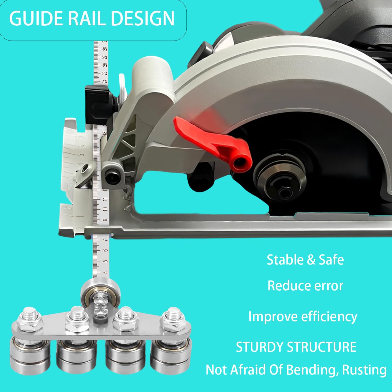 TMFNX material-clamping edge preventing slippage for clean lines