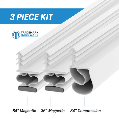 Trademark Hardware TMH hinge-side 84-inch compression piece for smooth closing.