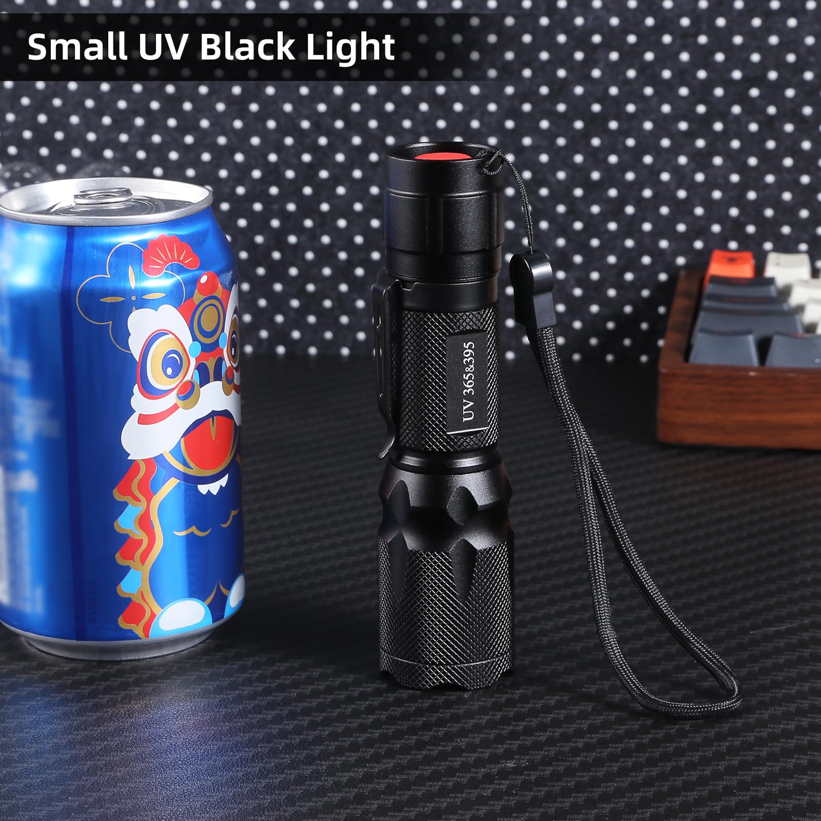 TNATRA UV Flashlight IPX65 waterproof for use in wet environments