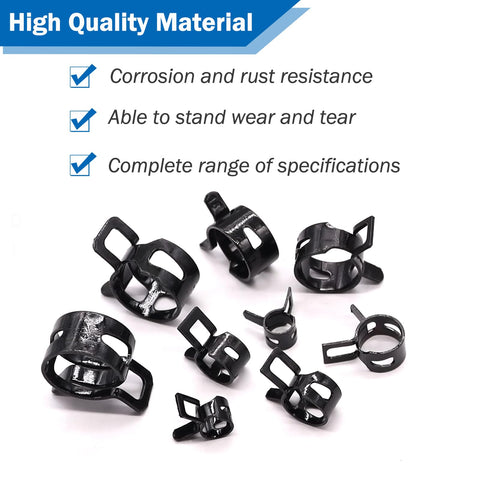 Tnisesm clamps made from 65Mn spring steel for durable performance.