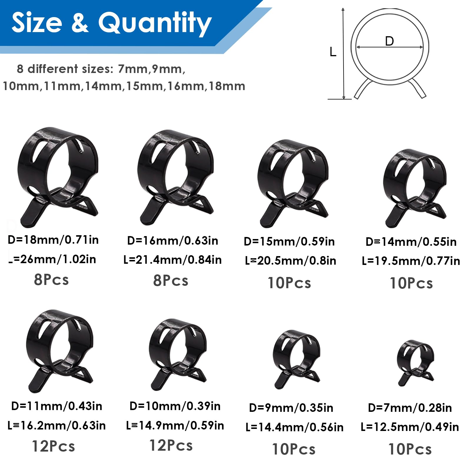 Tnisesm hose clamp pliers with built-in leverage.