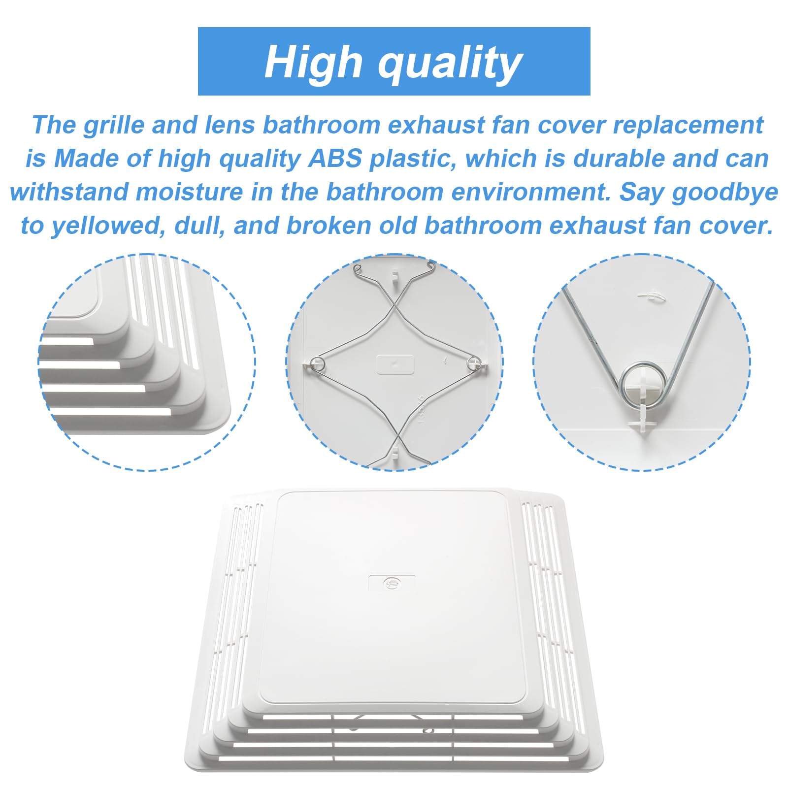 TNITRIB S97013576 grille installed on a Broan NuTone fan for improved ventilation