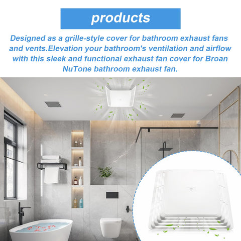 TNITRIB S97013576 grille modern aesthetic that enhances bathroom decor