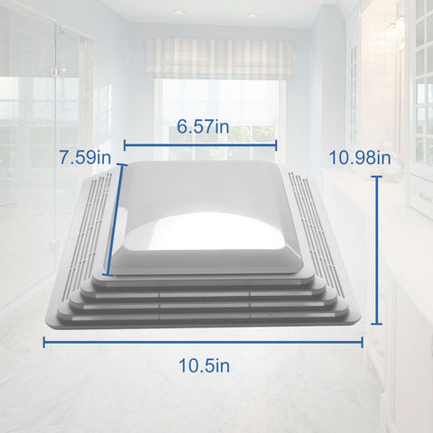 TNITRIB S97014094 Broan 678 lens keeps diffuser clear for brighter baths.