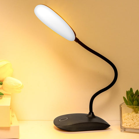 TNNOP foldable desk lamp showing portable, space-saving design for dorm rooms