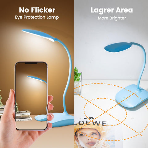 TNNOP desk lamp provides eye-friendly 400-lumen illumination.