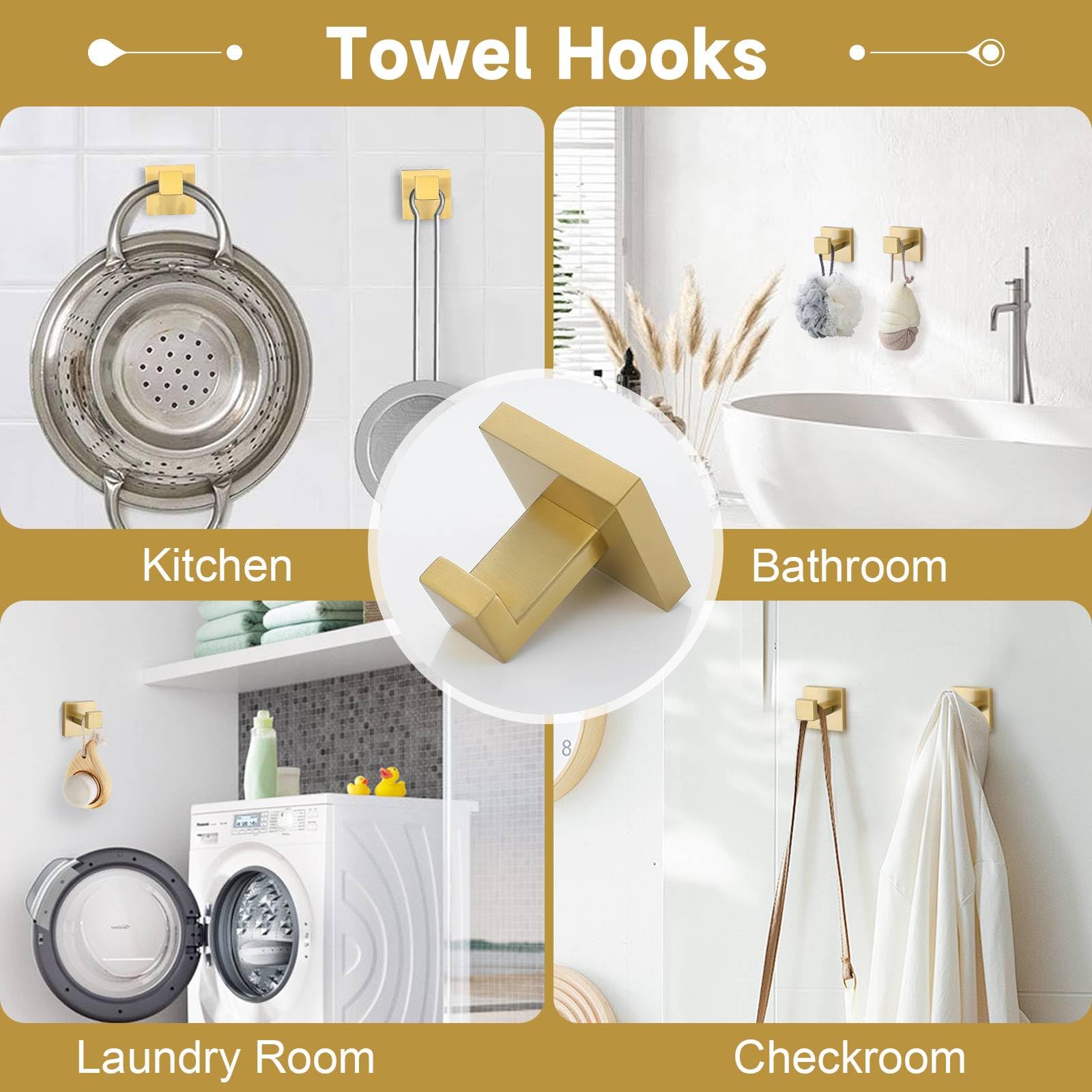 TNOMS hidden-mount towel bar delivers clean lines and clutter-free walls