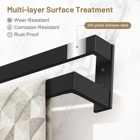 TNOMS wall-mount bracket detail emphasizes sturdy stainless steel construction.