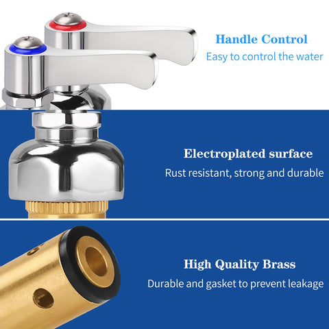 TNROTED rubber gasket seal helps prevent leaks and saves water