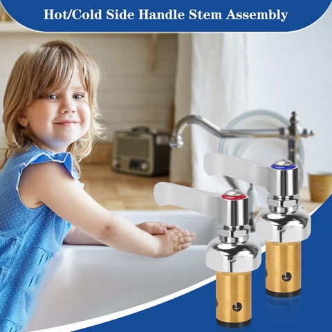 TNROTED brass faucet components compatible with T S fixtures
