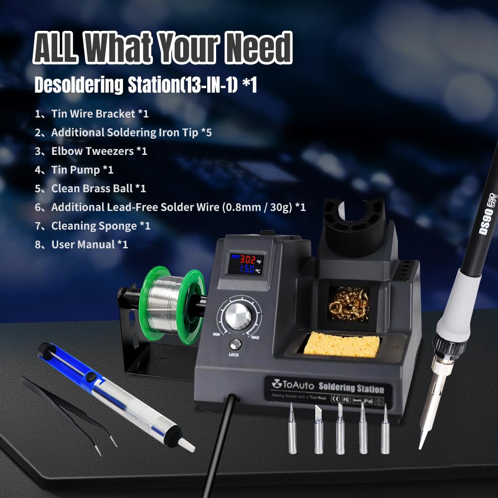 TOAUTO DS90 assembled kit image displaying complete contents