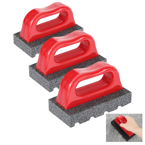 Red Tobeelec rub brick with diagonal edge improves control.