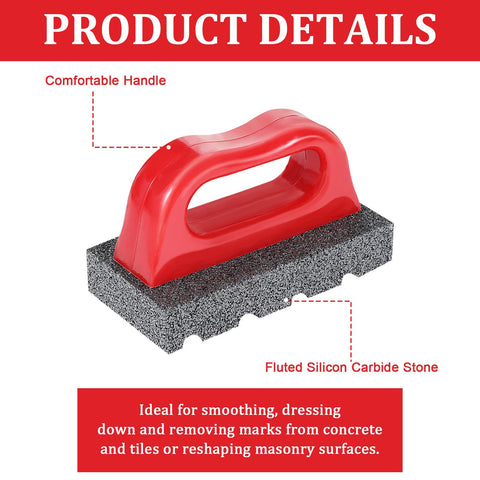 Tobeelec rub brick smoothing brick-wall surfaces and removing marks.