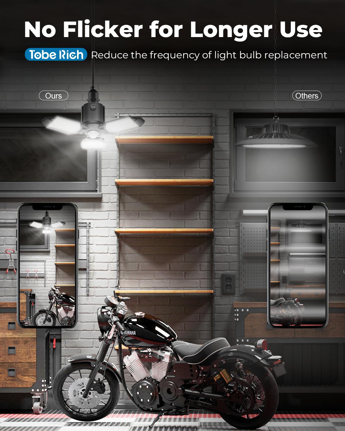 toberich durable long-life design withstands harsh garage environments.