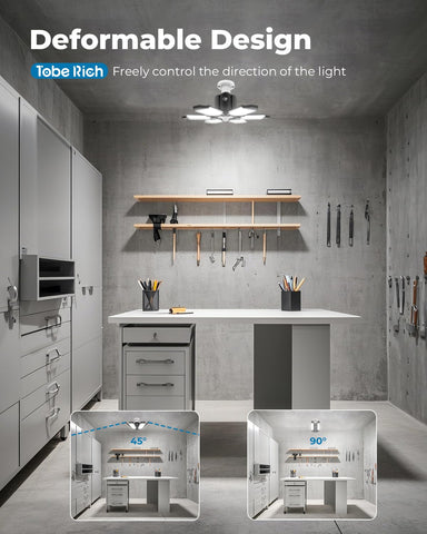 toberich installation shown with standard E26/E27 base