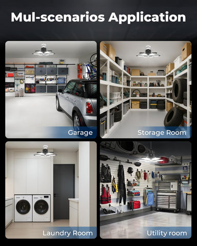 toberich easy install for a quick garage lighting upgrade
