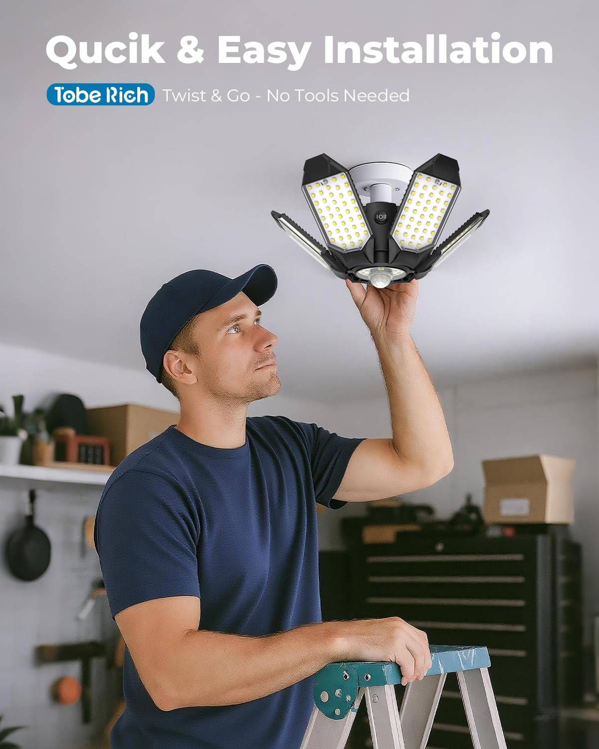 toberich energy-saving design minimizes power use compared with old fixtures