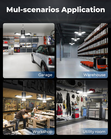 Toberich ideal for garages, basements, storage rooms and laundry areas.
