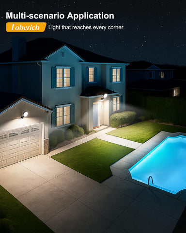 toberich LED Barn Light dusk-to-dawn with automatic operation and energy savings