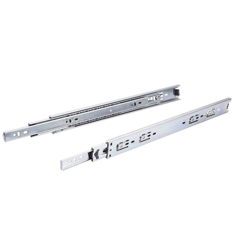 Tobinice 100 lb capacity drawer slides support heavy drawers reliably.