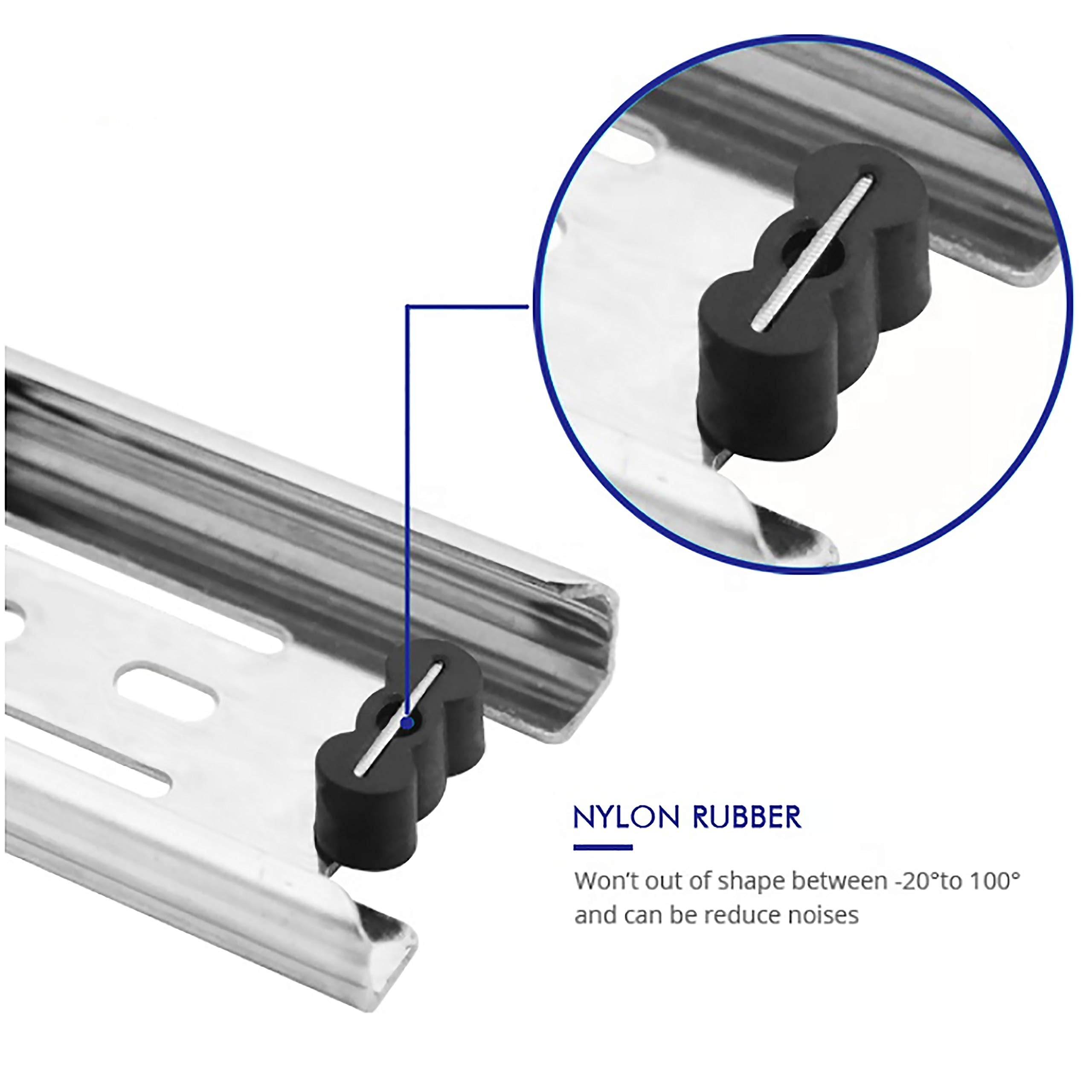 Tobinice zinc-plated steel construction offers rust resistance for long-term durability.