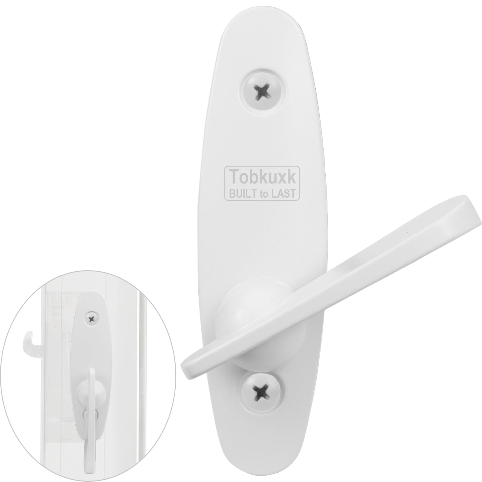 Tobkuxk Tribeca thumb latch closeup showing durable zinc alloy and finish