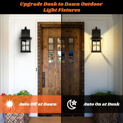 TOBUSA anti-rust aluminium exterior light resists rain and snow