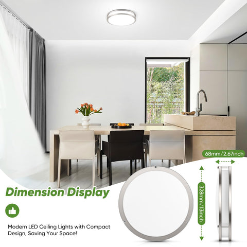 TOBUSA dimmable ceiling light with 5-100% range suitable for different moods.
