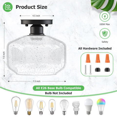 TOBUSA E26 base compatibility for easy bulb upgrades