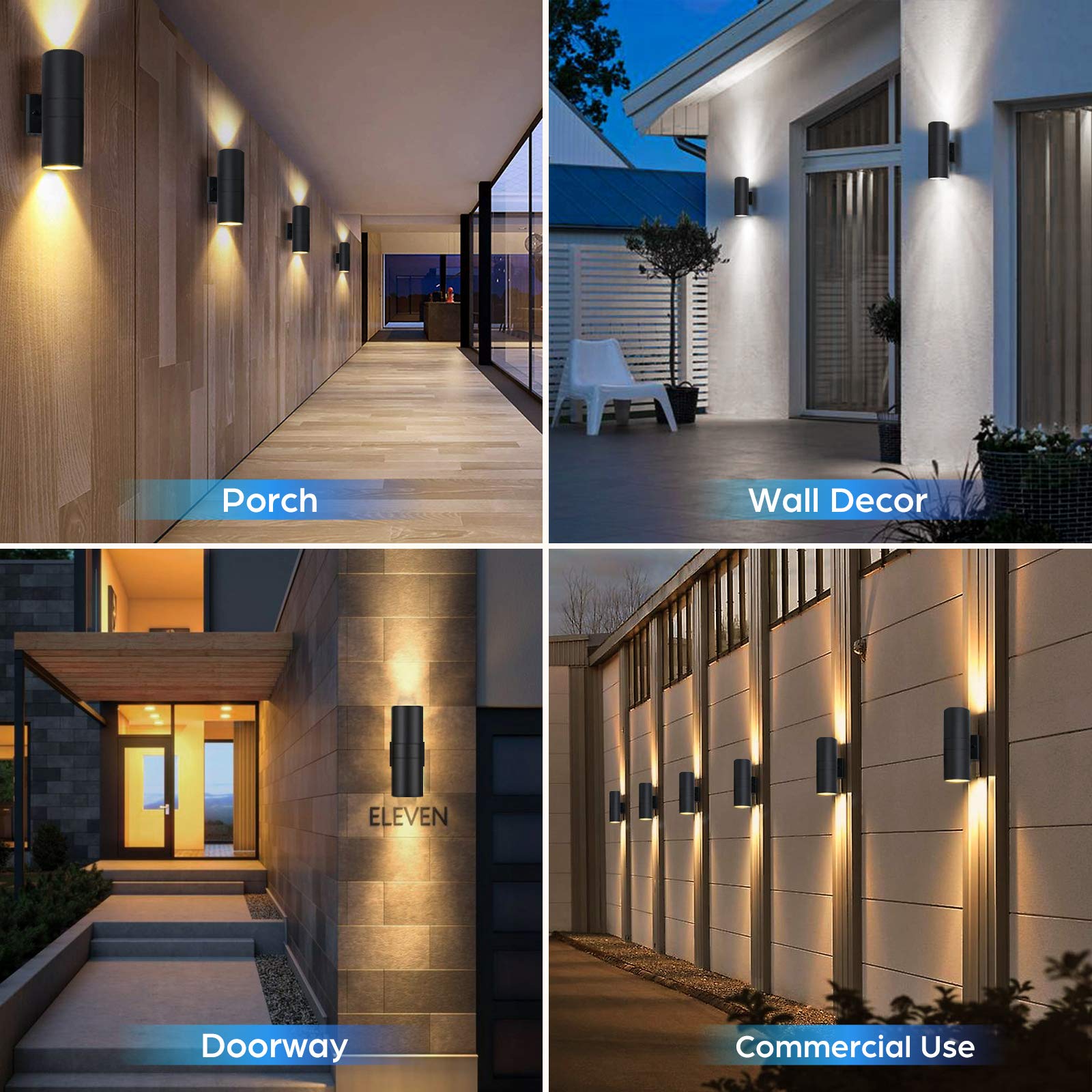 TOBUSA porch light creates warm ambience along pathways