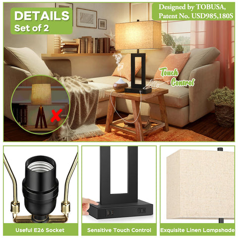TOBUSA Set2 bulbs-included save store trips and energy.