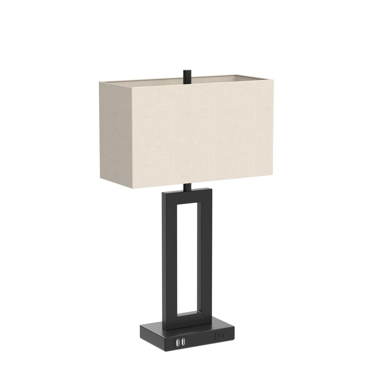 TOBUSA Set2 AC outlet adds convenient power at night.