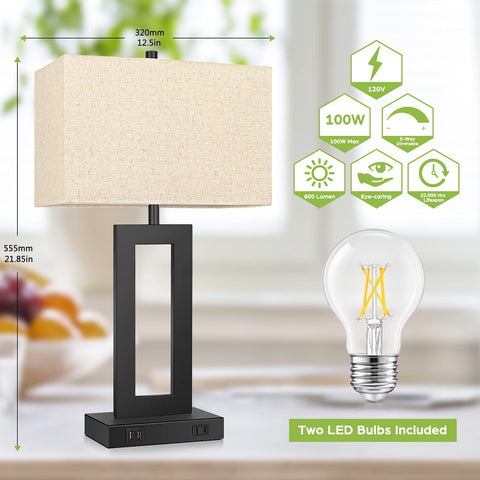 TOBUSA Set2 USB-ports enable easy bedside charging.