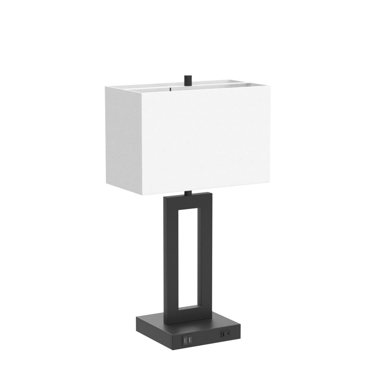 TOBUSA two-pack lamps included LED bulbs provide bright, energy-efficient illumination