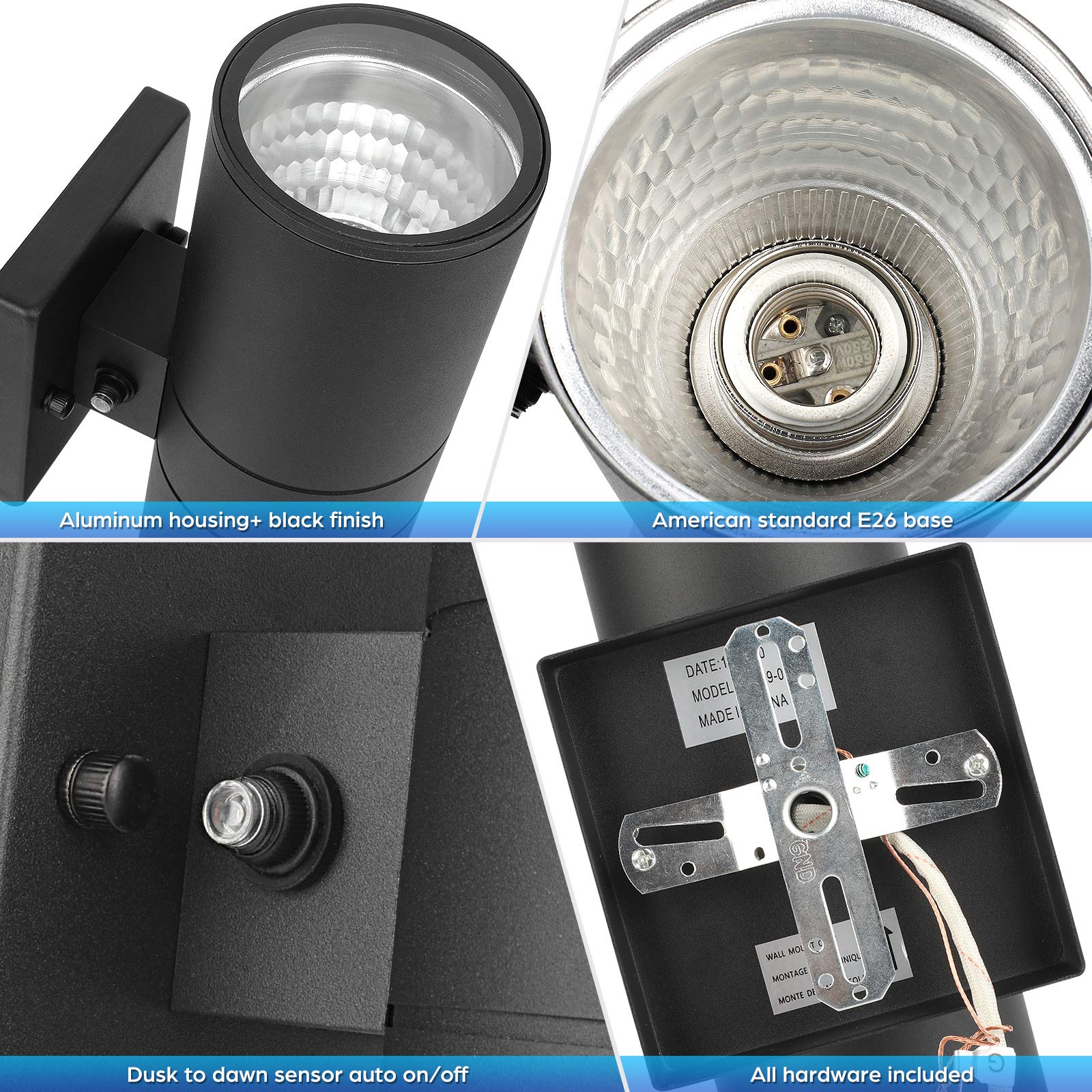 TOBUSA installation kit included for easy DIY mounting