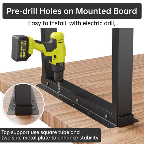 TOCRETOARE includes 2mm mounting plates for precise alignment.