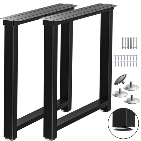 TOCRETOARE metal table legs 28h-24w offer sturdy stability for dining setups.