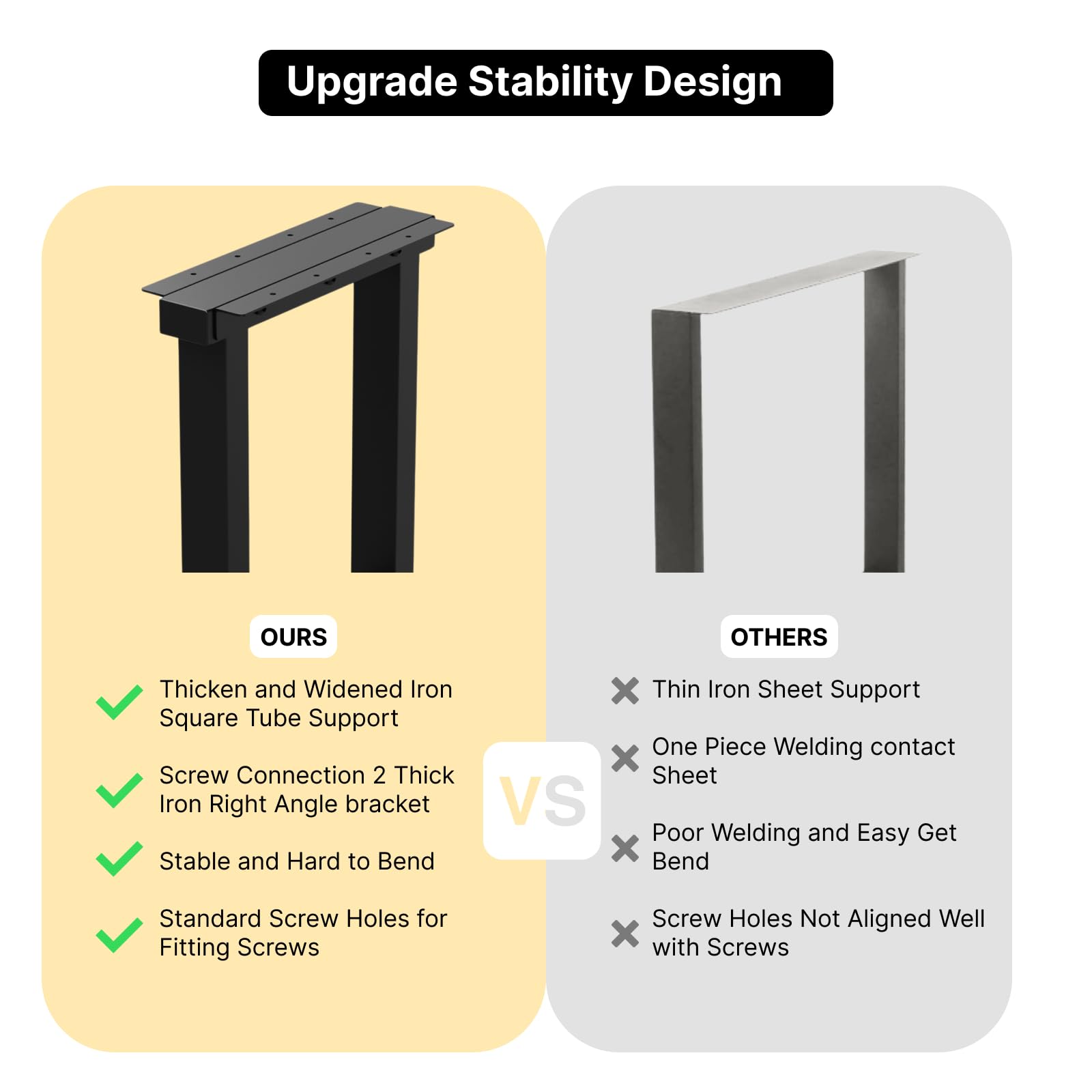 TOCRETOARE powder-coated finish resists wear for long-lasting use.