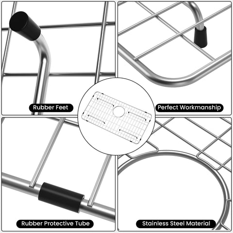 TOENMAN grid doubles as a drying rack for glassware and dishes.
