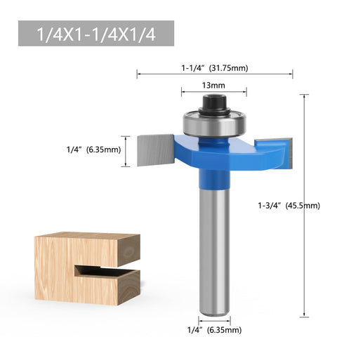 TOEVER Rabbet Router Bit Set compatible with CNC and handheld routers