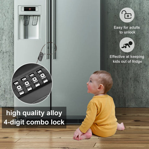 Tofeer toolbox lock keeps tools safe between projects.